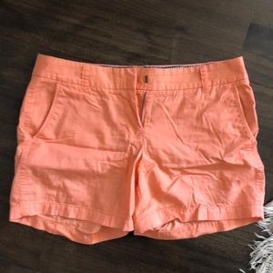 JCrew Shorts- peach color